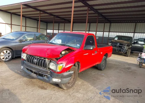 2002 Toyota Tacoma из США, поврежденный, VIN 5TENL42N52Z079665